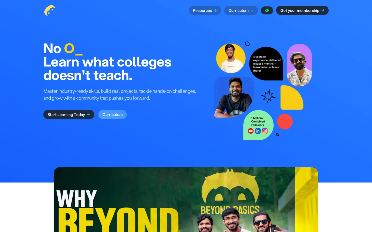 Beyond Basics website