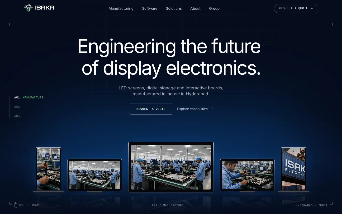Isaka Group website