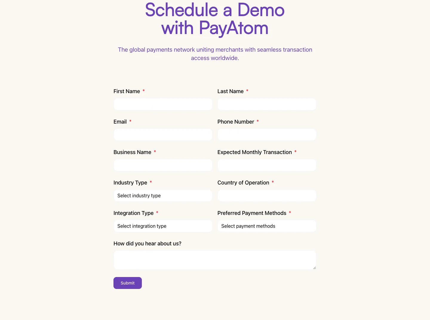 PayAtom screenshot