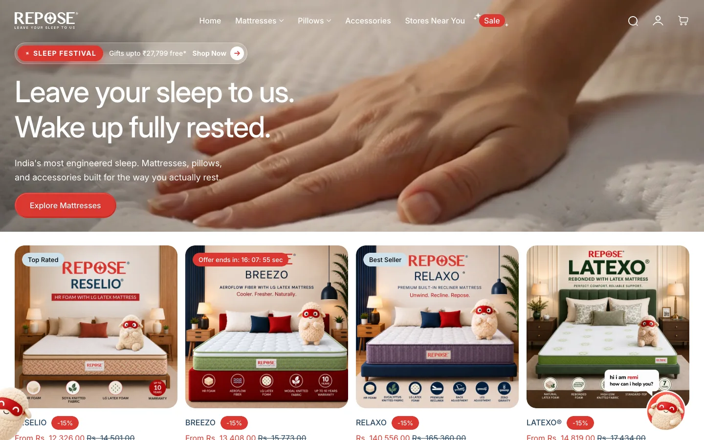 Repose website