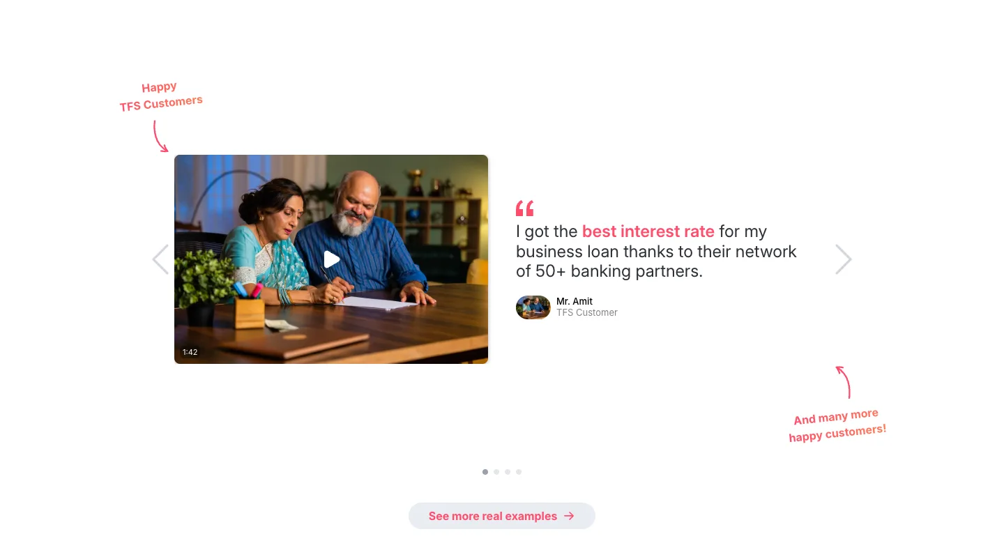 TFS Finserv screenshot