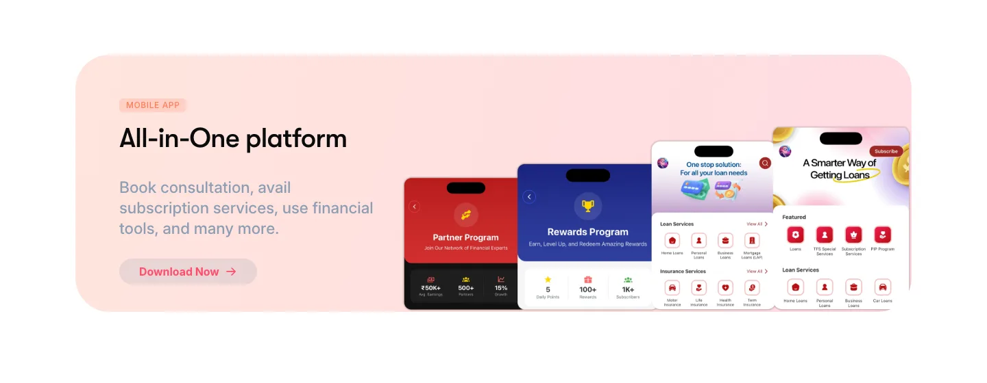 TFS Finserv screenshot