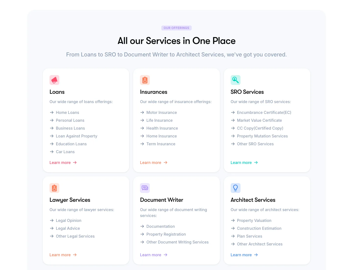 TFS Finserv screenshot