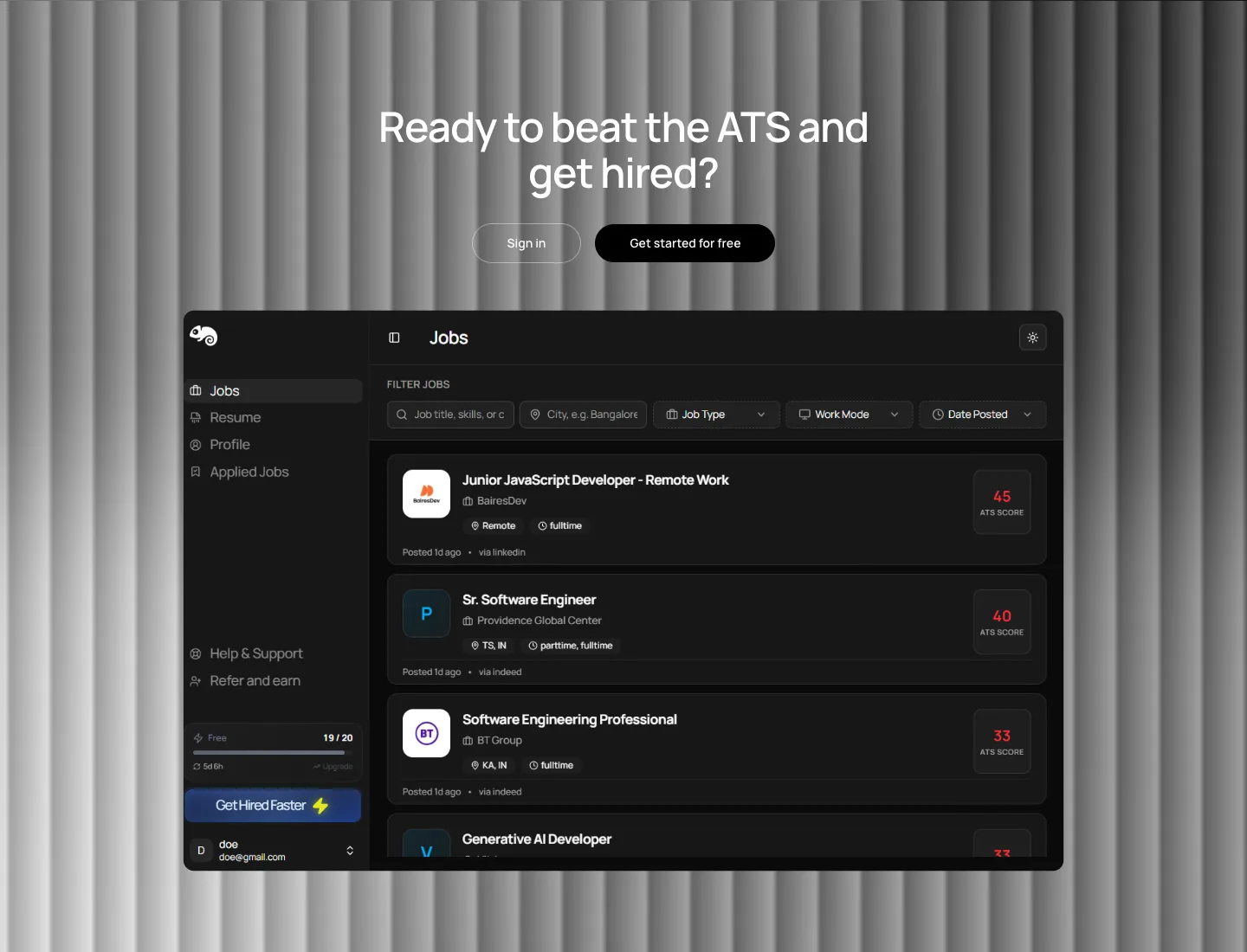 Udyogam screenshot