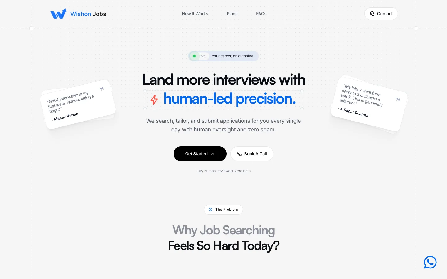 Wishon Jobs website