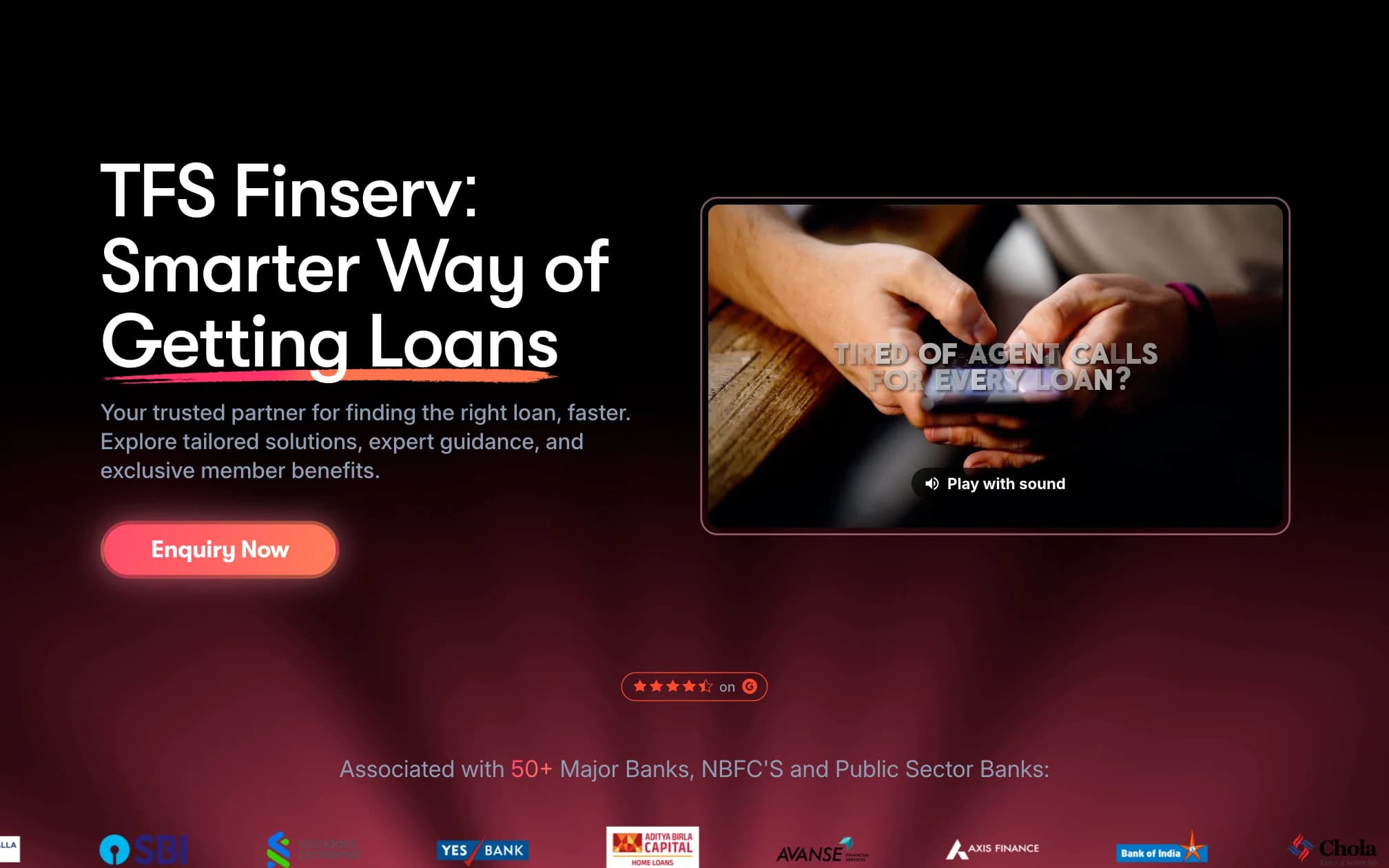 TFS Finserv website